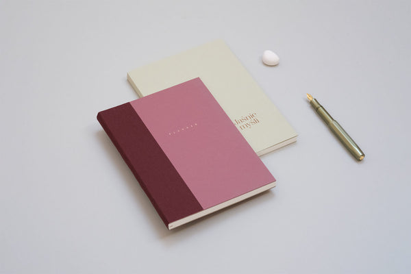 Klasyk Planner, Undated – Dusty Rose, Papierniczeni, designer's stationery, home office