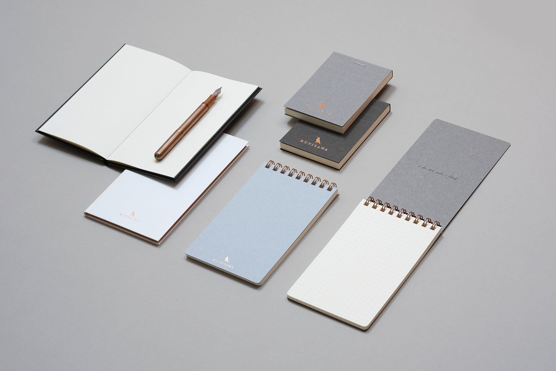 Find Pocket Note – błękitny, kunisawa, design sklep papierniczy, domowe biuro