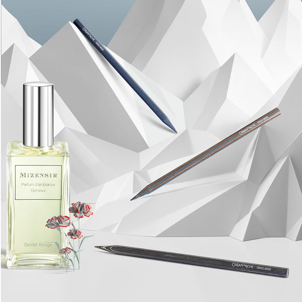 Caran d’Ache 844 Alpine Frost Pencil Set – Les Crayons de la Maison, Caran d'Ache, stationery design