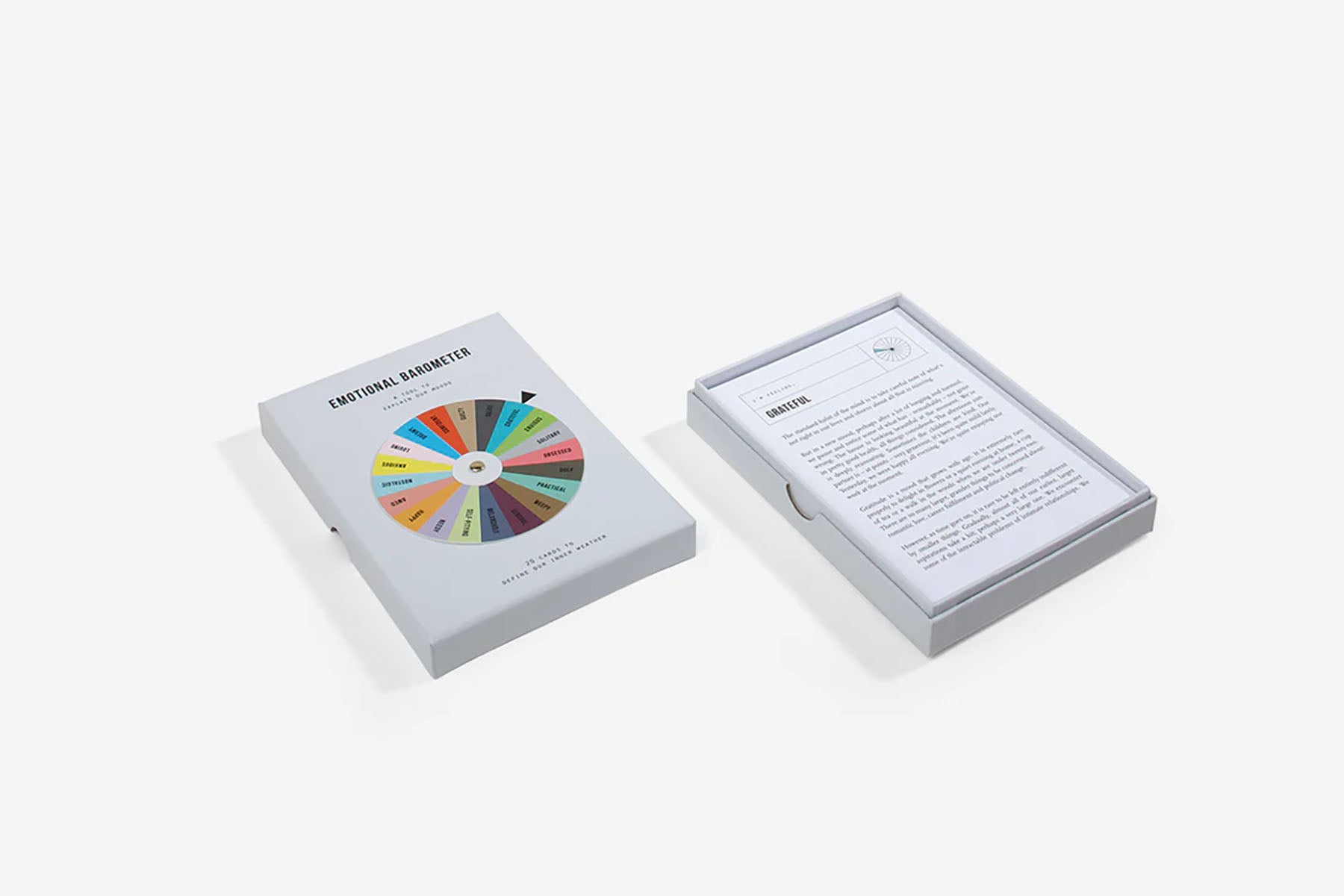 Emotional Barometer, The School of Life, papierniczy design