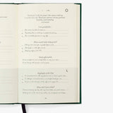 The Five Minute Journal – Green, Intelligent Change, stationery design