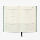 The Five Minute Journal – Green, Intelligent Change, stationery design