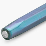 Closed Kaweco Lunar Sport fountain pen featuring silver trim and the Kaweco logo.