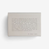 Know Yourself Prompt Cards, The School of Life, stationery design