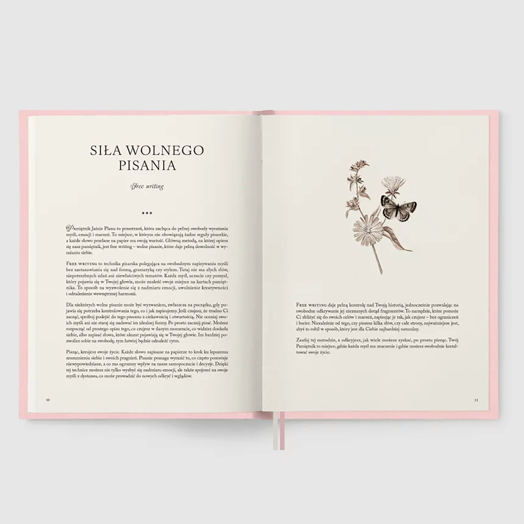 Welurowy pamiętnik – beżowy, Jaśnie Plan, papierniczy design