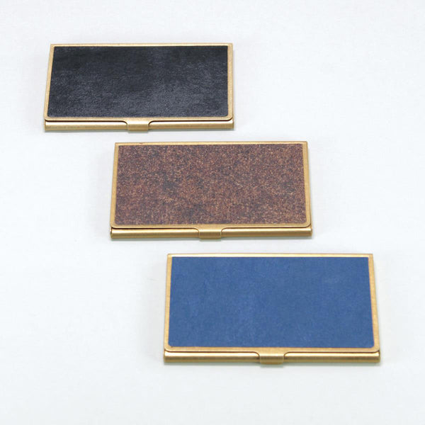 Brass Card Case URUSHI, PICUS, stationery design