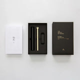 ystudio Portable Brass Fountain Pen, ystudio, stationery design