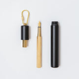 ystudio Portable Brass Fountain Pen, stationery design, ystudio