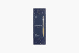 Caran d’Ache 849 Cosmic Blue Aluminium Ballpoint Pen - Gold, Caran d'Ache, stationery design