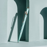 Caran d’Ache 849 Mosaic Ballpoint Pen – Water Green, Caran d’Ache, stationery design