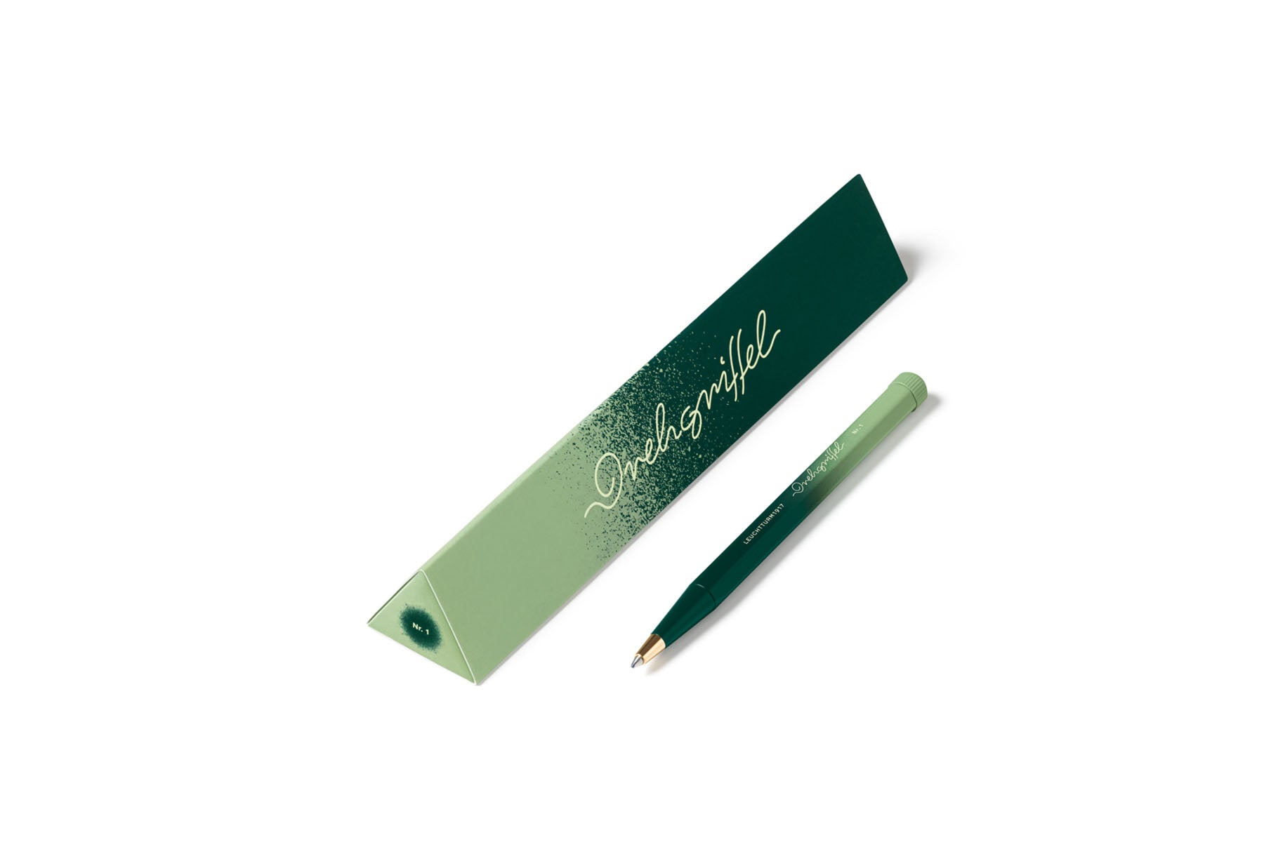 Drehgriffel Gradient Edition Ballpoint Pen Forest Green / Sage, Leuchtturm1917, stationery design