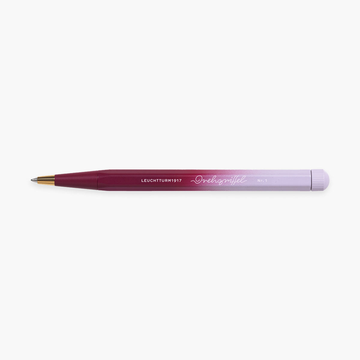 Drehgriffel Gradient Edition Ballpoint Pen Port Red / Lilac, Leuchtturm1917, stationery design