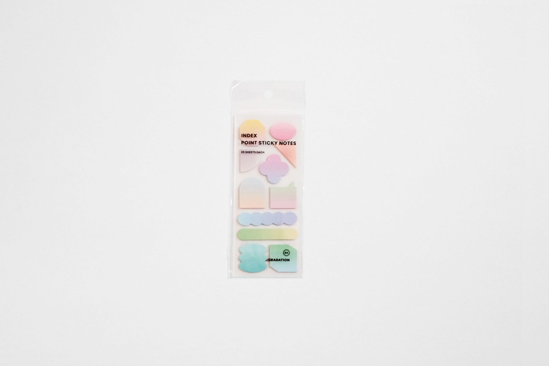 Index Point Sticky Notes – Gradation, Iconic, stationery design