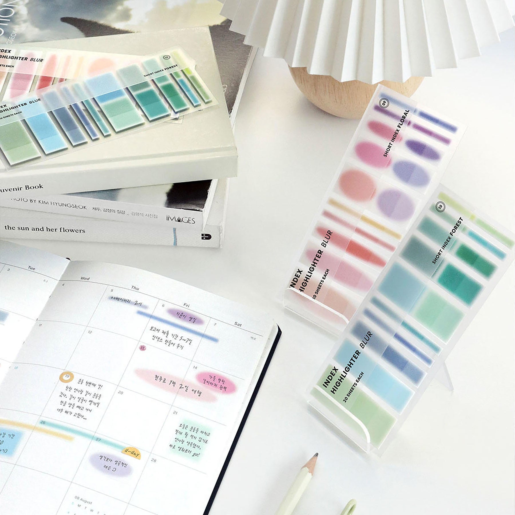 Index Sticky Bookmarks – Floral, ICONIC, stationery design