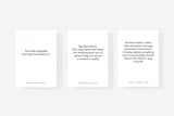 Journal Prompt Cards, The School of Life, stationery design