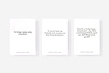 Journal Prompt Cards, The School of Life, stationery design
