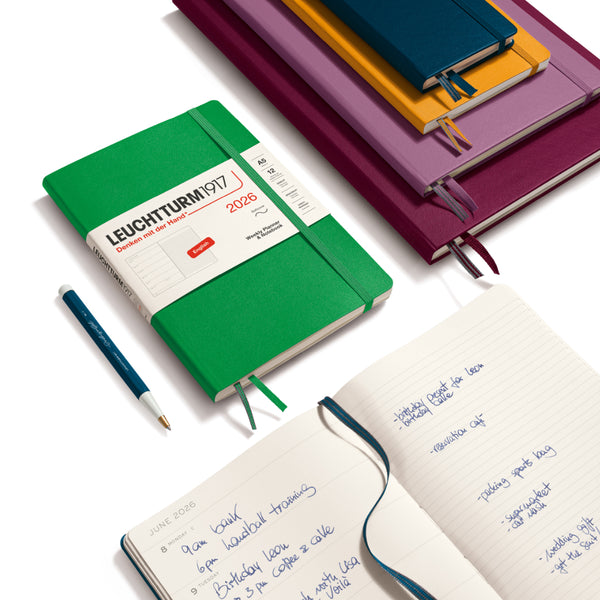Leuchtturm1917 Weekly Planner 2026 A4, Leuchtturm1917, stationery design