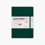 Leuchtturm1917 Daily Planner 2026 A5 – Forest Green