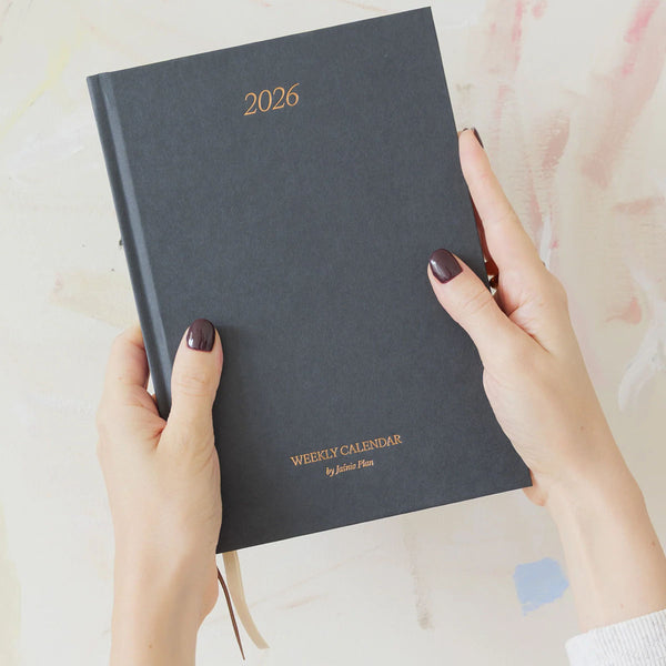 Jaśnie Plan Calendar 2026 – Graphite, Jaśnie Plan, stationery design