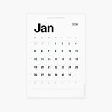 KAL – insert for wall calendar 2026, Pragmatic Studio, Stationery design