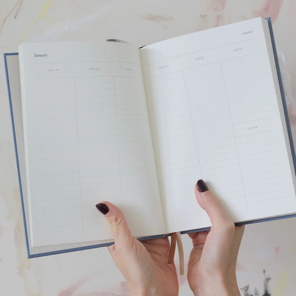 Jaśnie Plan Calendar 2026 – Blue, Jaśnie Plan, stationery design