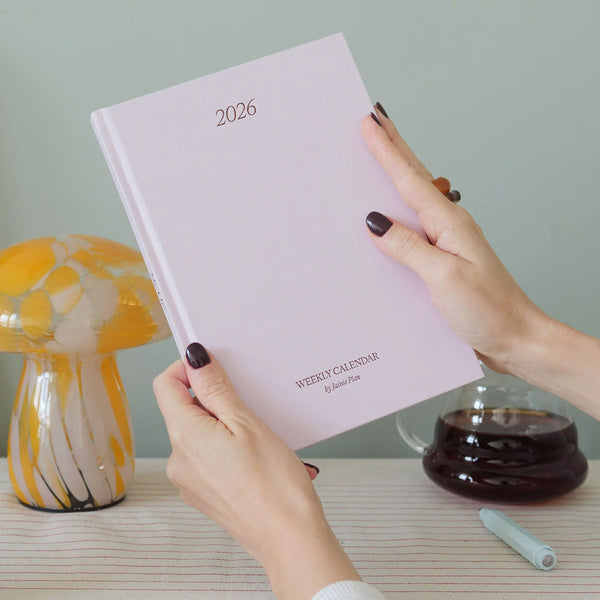 Jaśnie Plan Calendar 2026 – Pink, Jaśnie Plan, stationery design