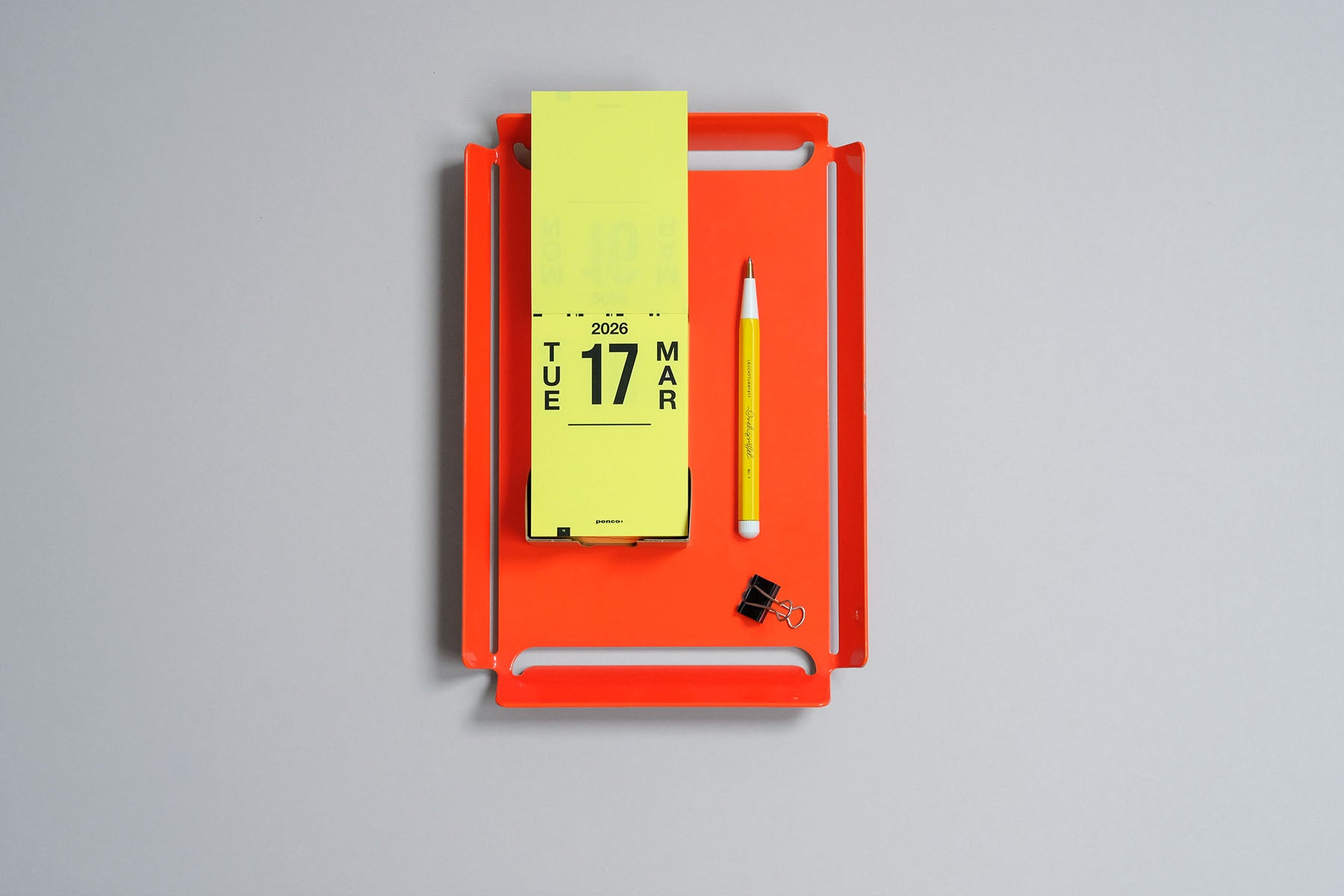 Memo Block Calendar 2026, Penco, stationery design