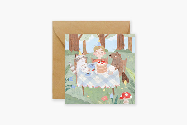 Greeting Card – Birthday Boy, Hi Little, stationery design