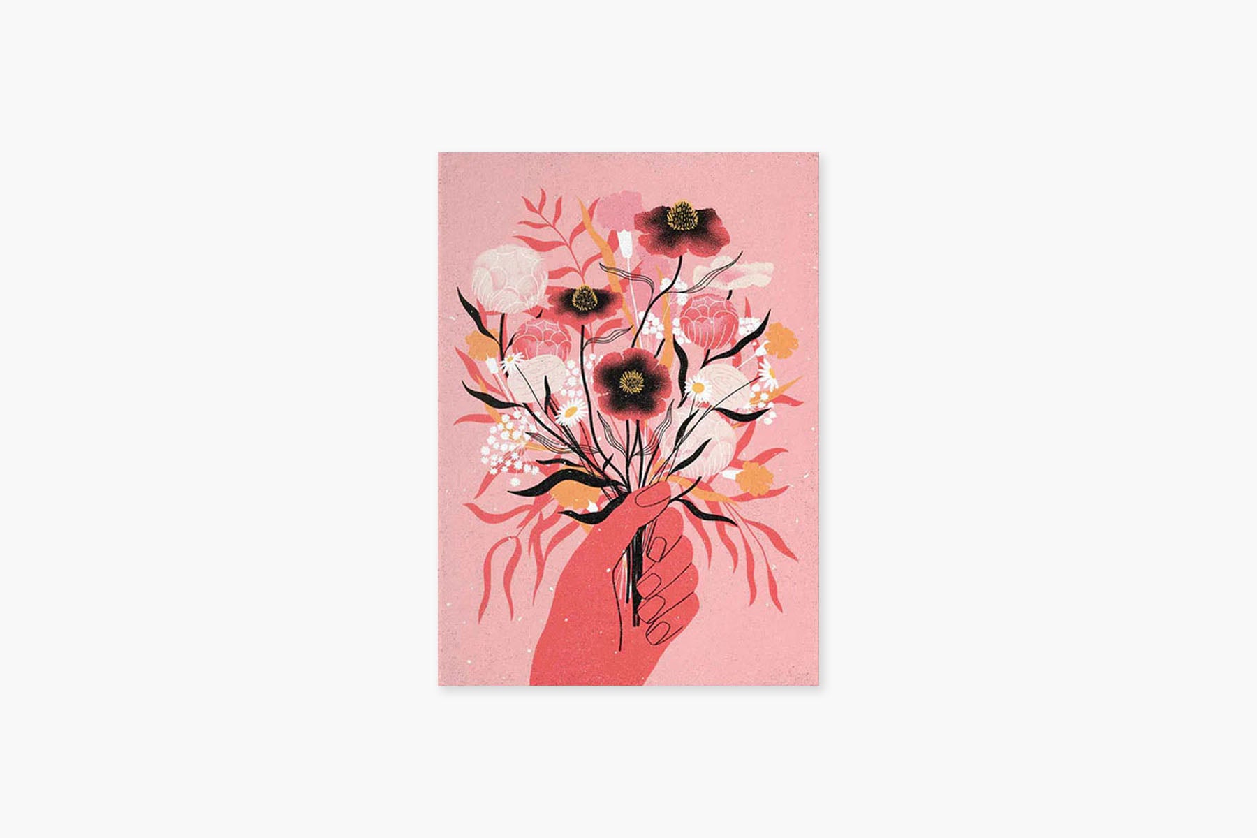 Greeting card - Flower Bouquet, Suska & Kabsch, design stationery shop, home office