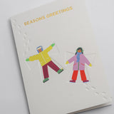 Christmas Greeting Card – Snow Angels, Lagom, stationery design