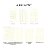 Monthly Calendar 2026 Katy Slim, HIGHTIDE, stationery design