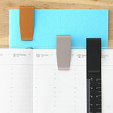 Aluminium Clip Ruler – Black, Hightide, stationery design