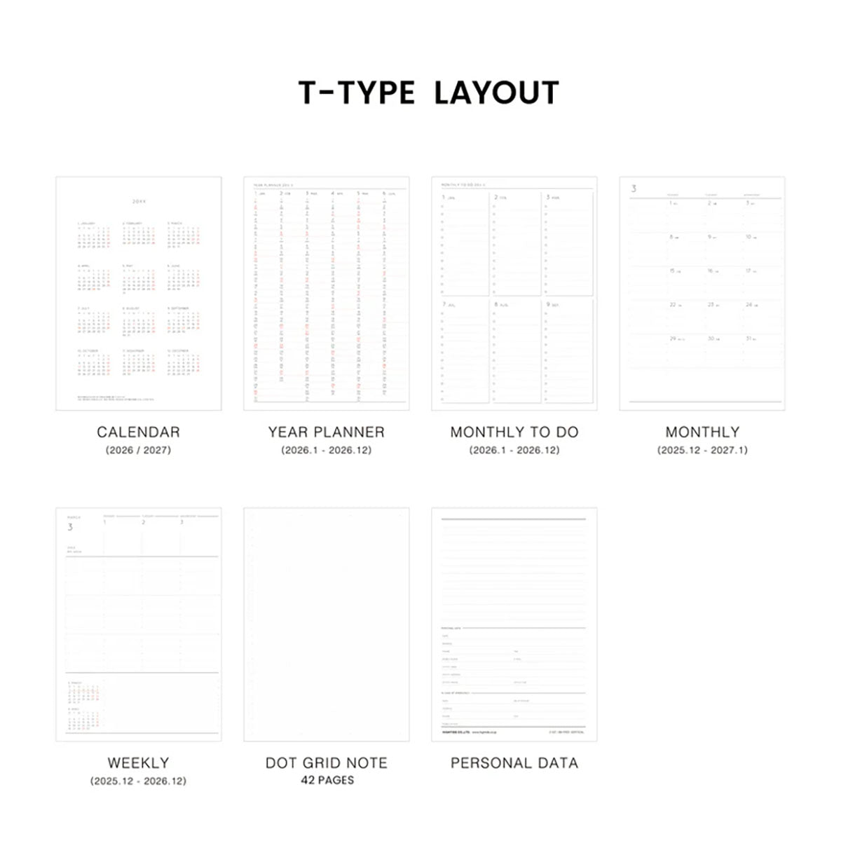 nähe Diary 2026, nähe, stationery design
