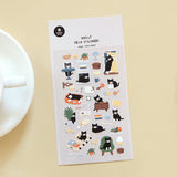 Decorative Stickers – Cat's Catch, Suatelier, stationery design
