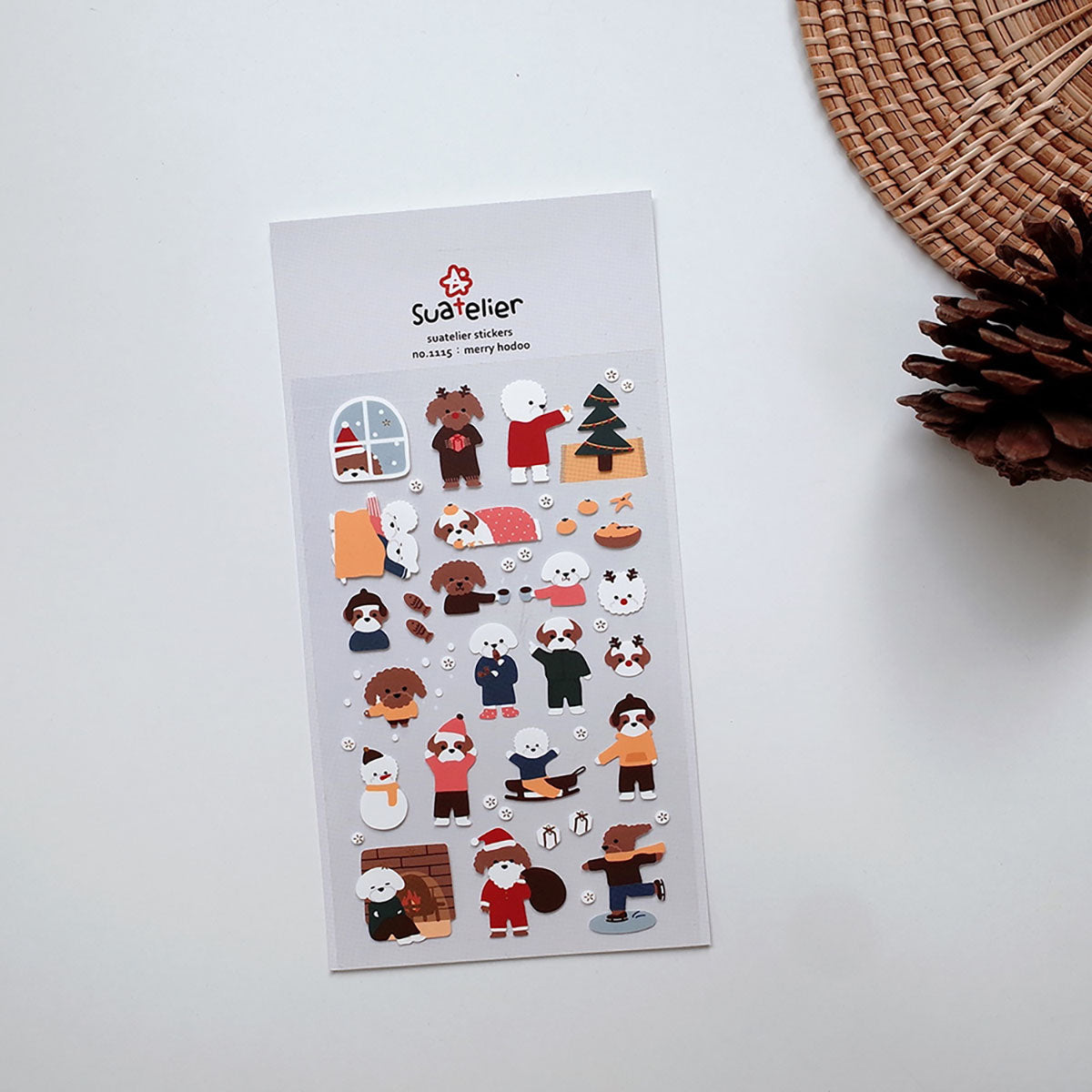 Decorative Stickers – Merry Hoodoo, Suatelier, stationery design