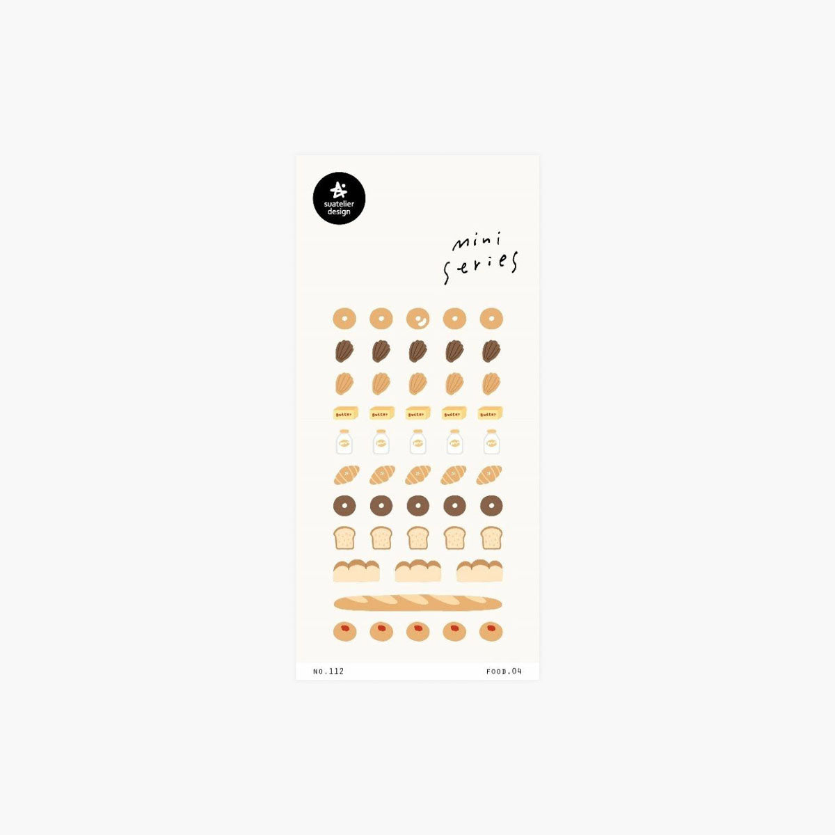 Decorative Stickers MINI – Bakery, Suatelier, stationery design