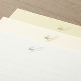 Midori Letter Paper Set – White, Midori, stationery design