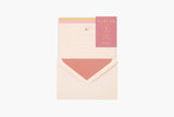 Midori Letter Paper Set – Pink, Midori, stationery design