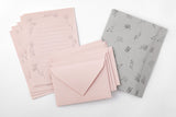Midori Washi Letter Paper Set – Pink, Midori, stationery desing