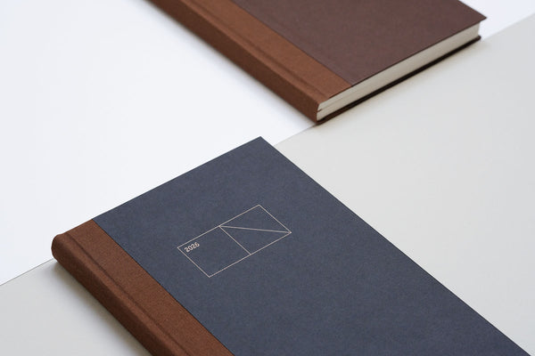 Copper 2026 Calendar - graphite, Papierniczeni, Calendar 2026, stationery design