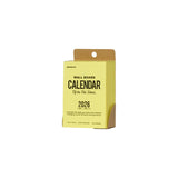 Memo Block Calendar 2026, Penco, stationery design