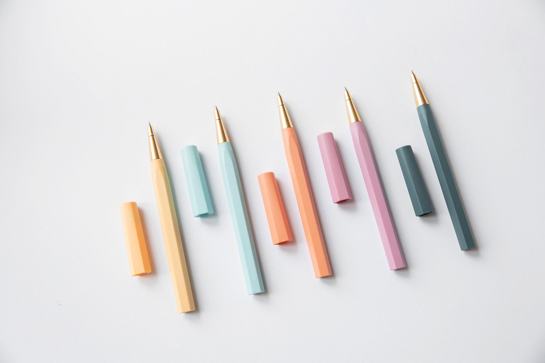 YSTUDIO Glamour Evolve Ocean Sustainable Rollerball Pen – Sea Indigo, ystudio, stationery design