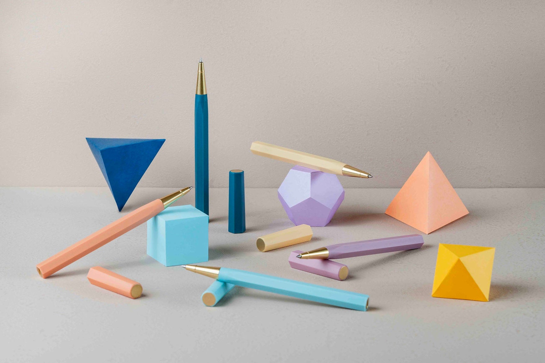 Pióro kulkowe YSTUDIO Glamour Evolve Ocean Sustainable – Dawn Yellow, ystudio, papierniczy design