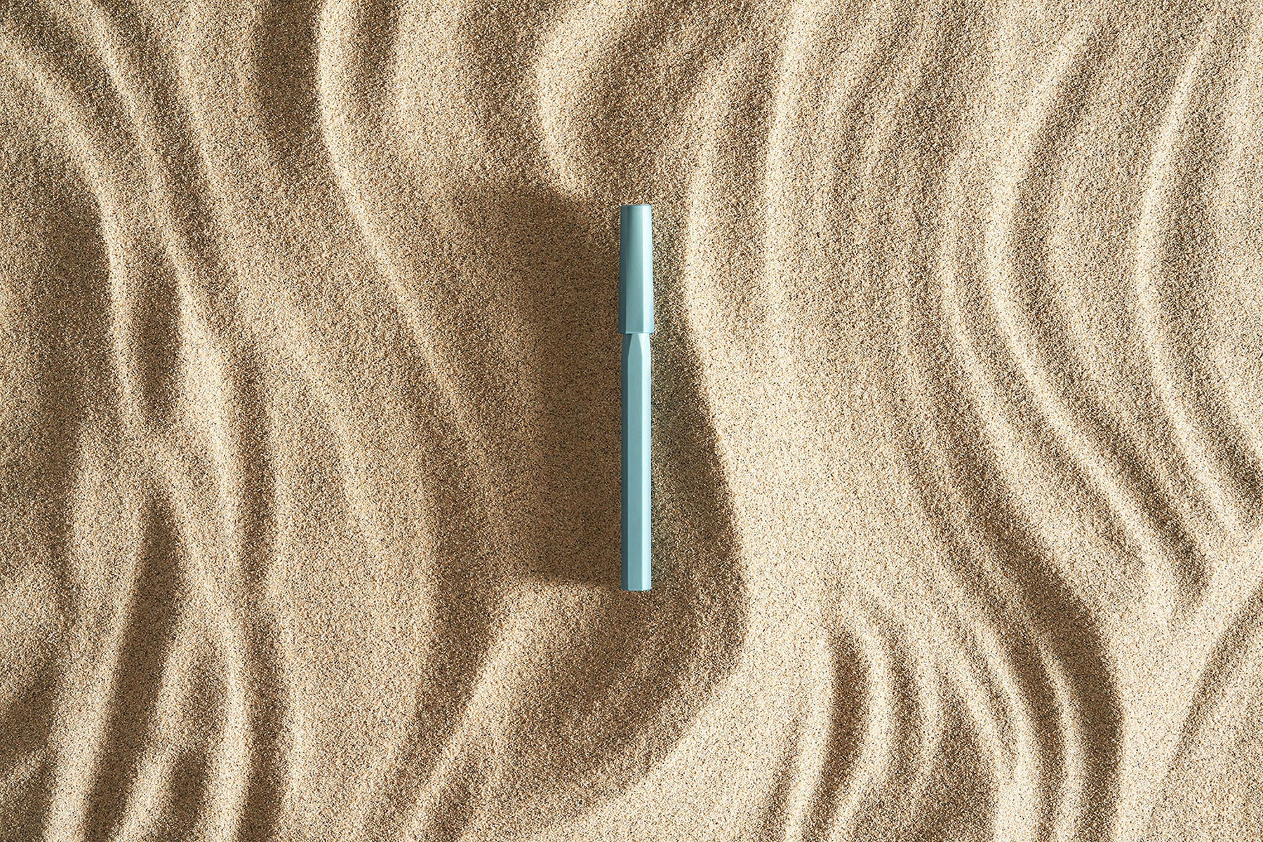 YSTUDIO Glamour Evolve Ocean Sustainable Rollerball Pen – Sky Blue, ystudio, stationery design