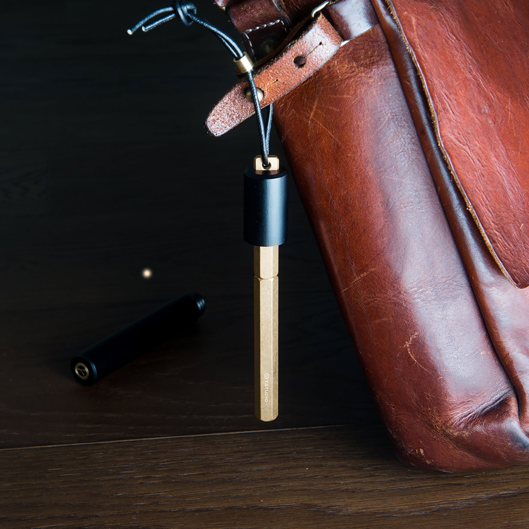 ystudio Portable Brass Fountain Pen, stationery design, ystudio