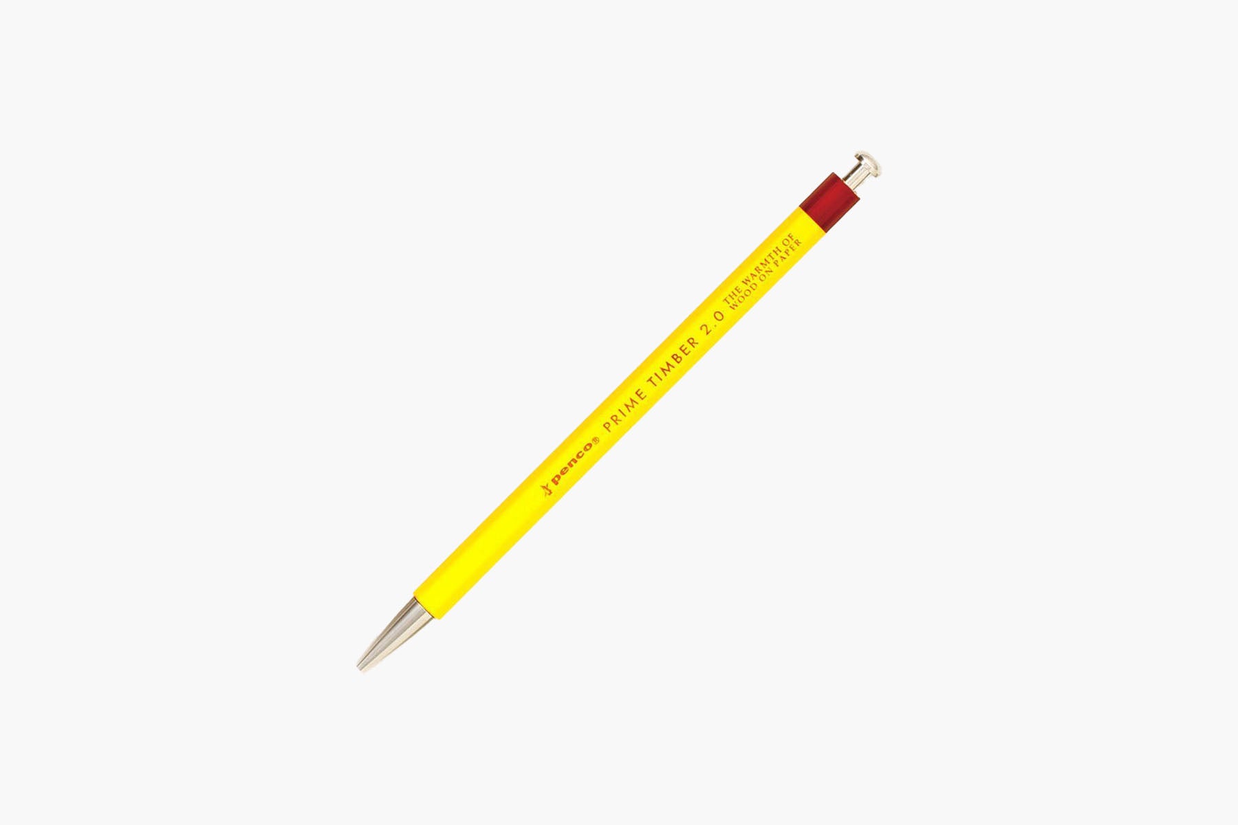 Prime Timber mechanical pencil – Yellow, Penco, Stationery design