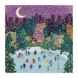 Puzzle 500 – Merry Moonlight Skaters, Galison, stationery design