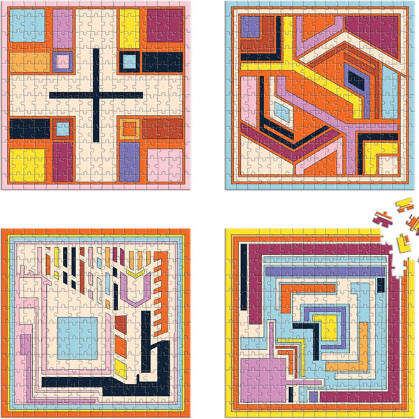 Puzzle 800 – Textile Blocks, Galison, stationery design