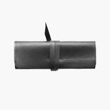 Leather Roll-Up & Pencil Pouch – Black, HUGBAG, stationery design