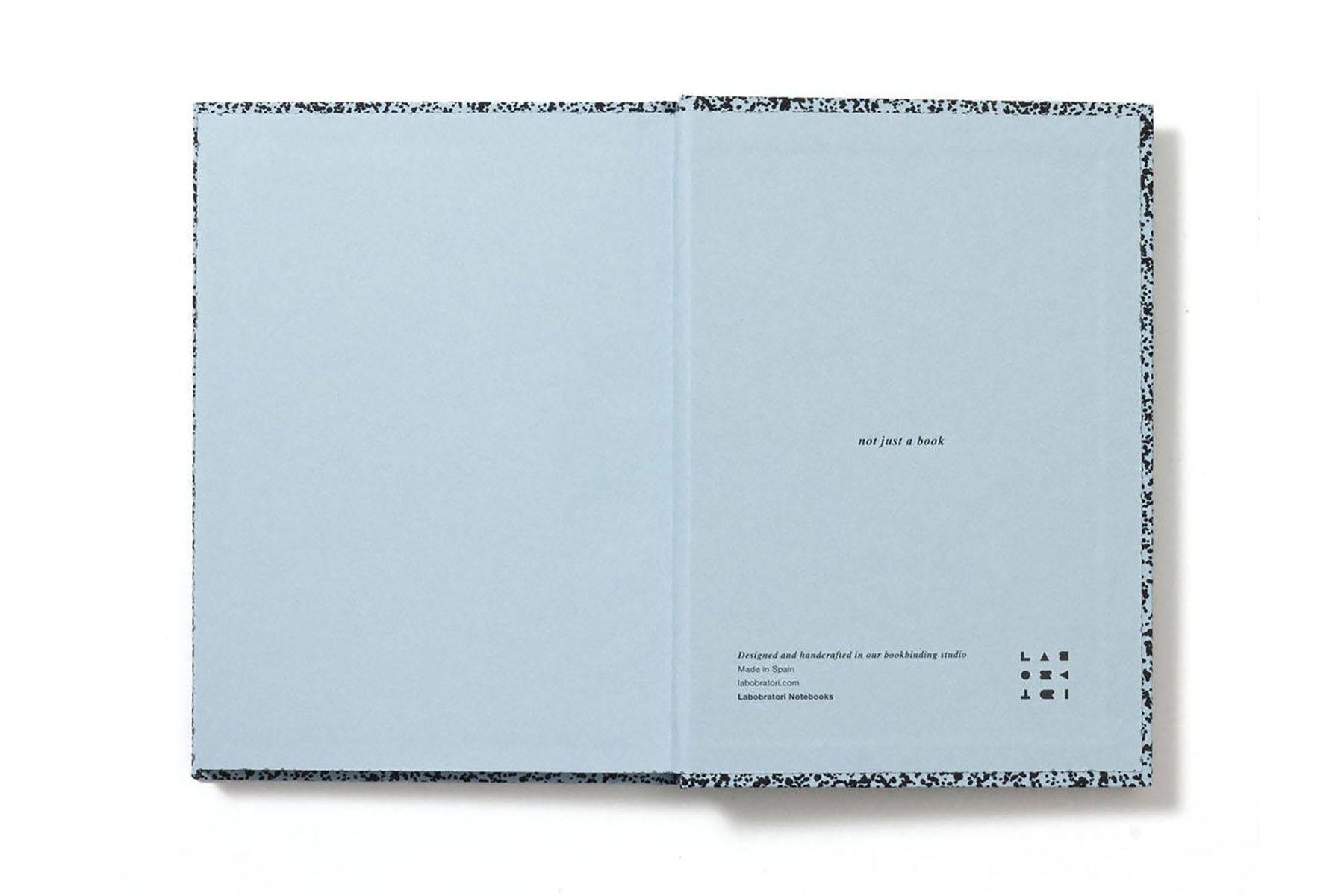 Spray Splash Notebook Hardcover – Blue, LABOBRATORI, stationery design